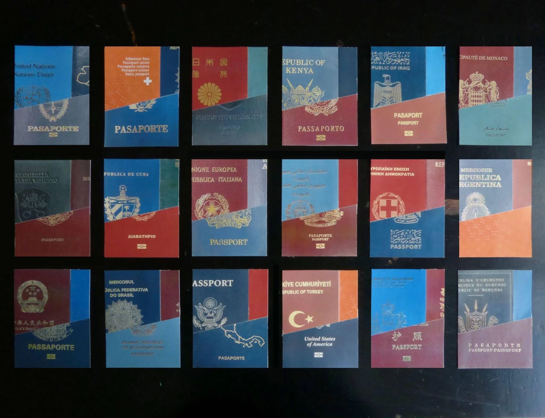 Giuditta Vendrame in collaboration with Fiona du Mesnildot, 'Mixed Passports', 2015