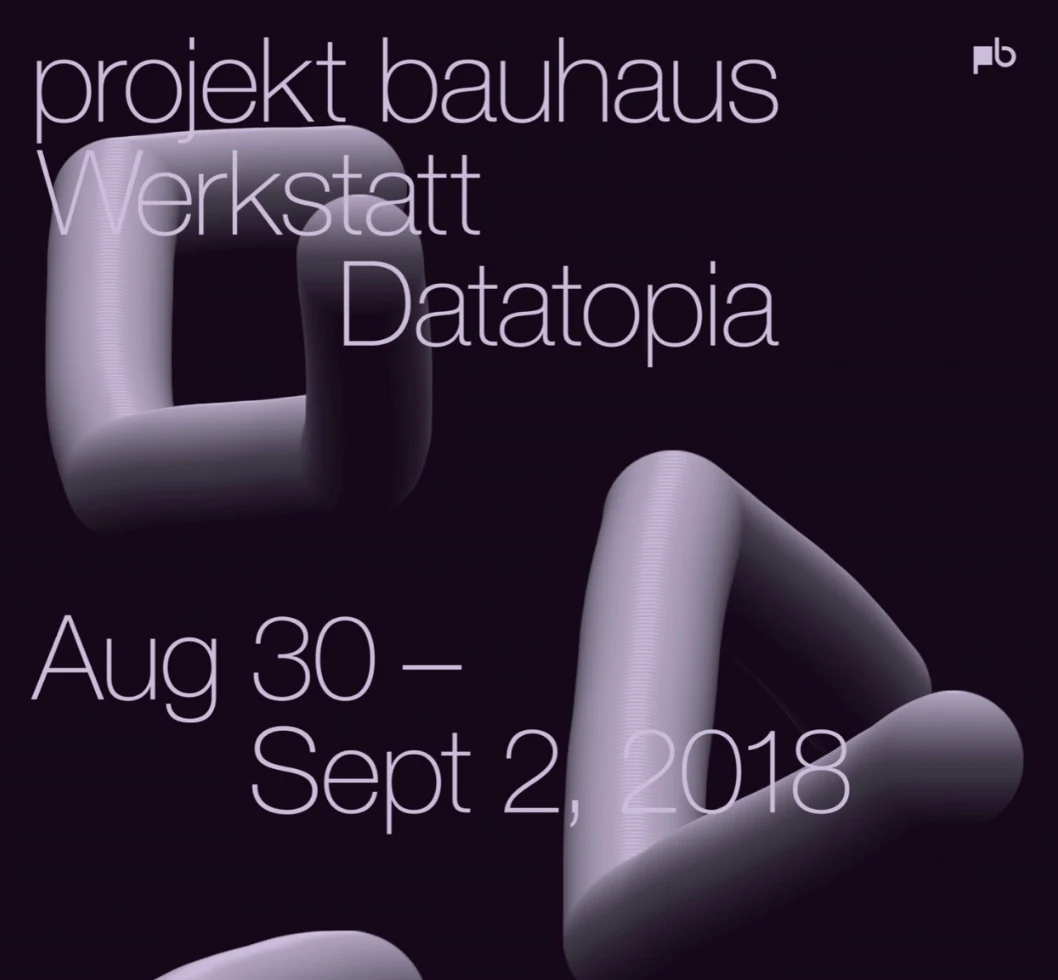 Suprapolitics at Projekt Bauhaus Werkstatt / Datatopia