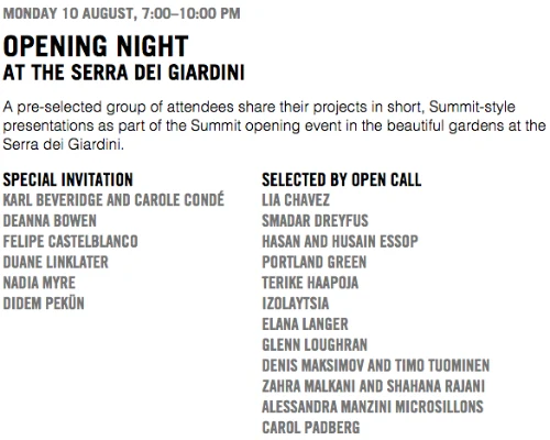 http://creativetime.org/summit/venice-2015/auxiliary-programs/