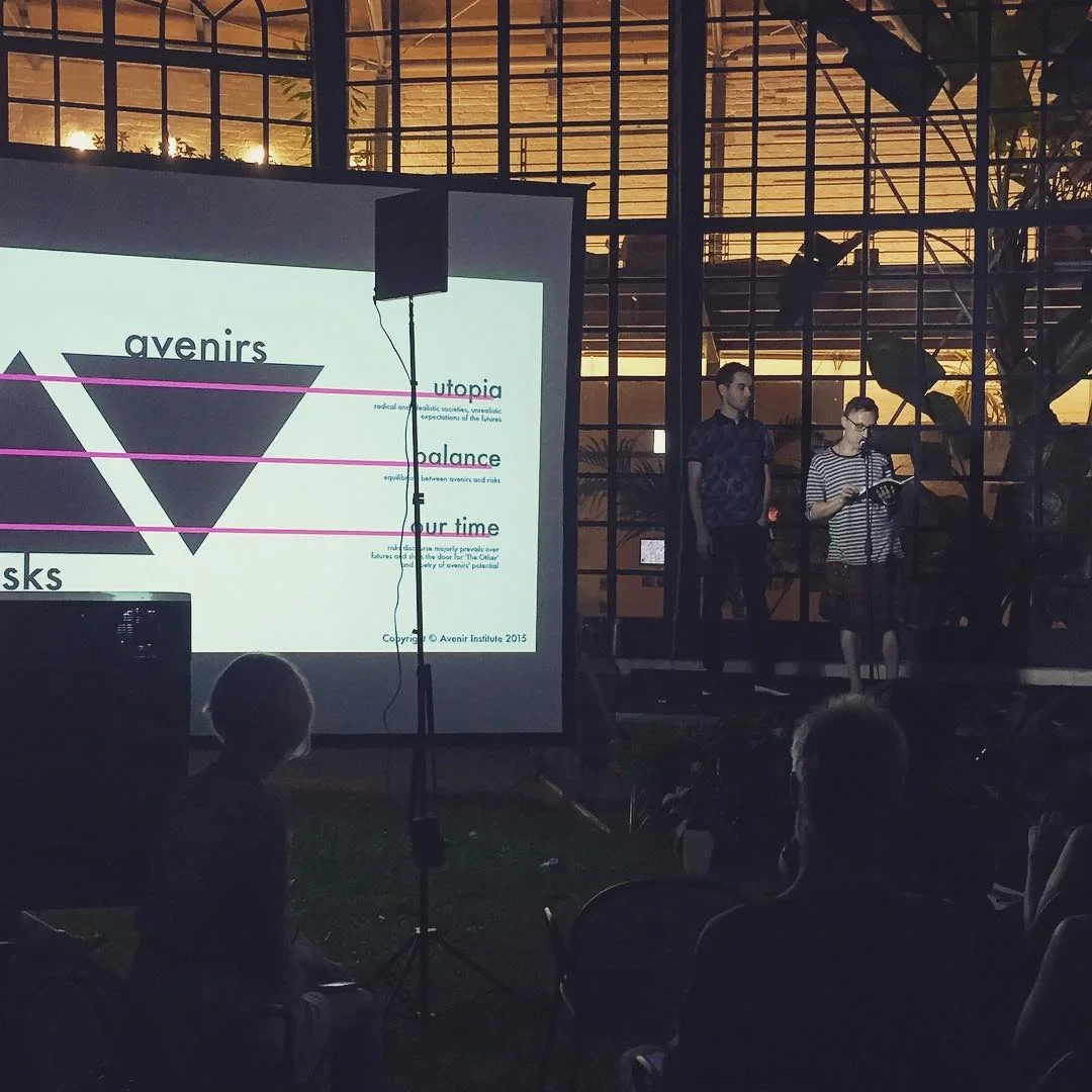 "Avenir Manifesto", 56th Venice Biennale "All the World's Futures', lecture-performance, Venice (IT), 2015