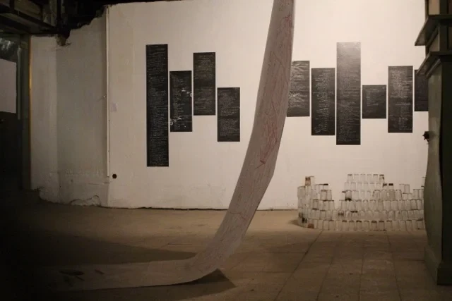 'State(?)-after-State: Future Potentiality of Post-Nation. New Social Systems', mixed media installation, Cairo (EG), 2015