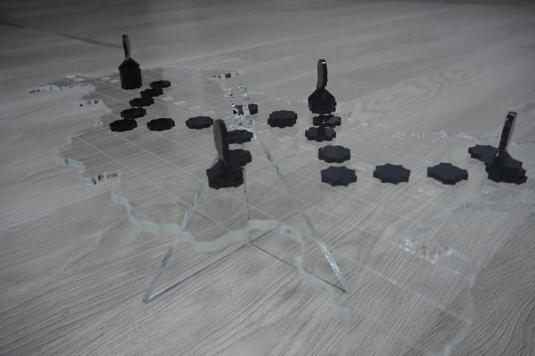 "The Game of Futures #2", sculpture/installation/board game, 2016